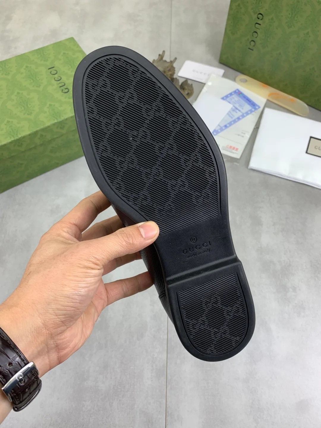 Men's men's shoes 💰P520 [New style] Water dyed cowhide 💰💎💎💎 [Gucci] GUCCI high-end classic men's formal business leather shoes, original order 1:1 authentic goods! Original imported high-end calfskin, original metal buckle, imported first-layer cowhide lining for feet, original outsole, men's shoe size: 38-44 (45 customized) Multiple colors available